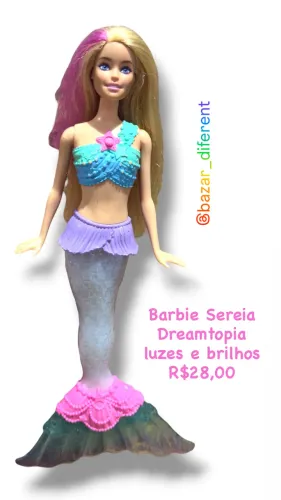 Barbie Sereia com luzes