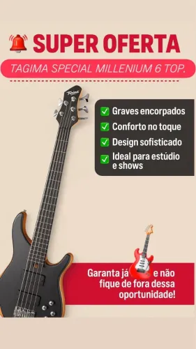 Baixo Tagima Millenium 6 Top