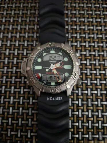 Raridade Citizen aqualand c506 titanium