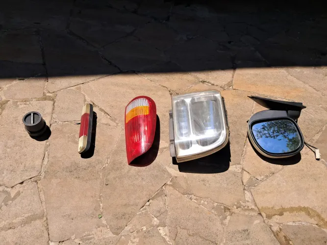 Peças da F250 2011, espelhos elétricos, faróis, lanternas, break light, rodas livre