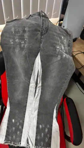 Calça Flare Cinza