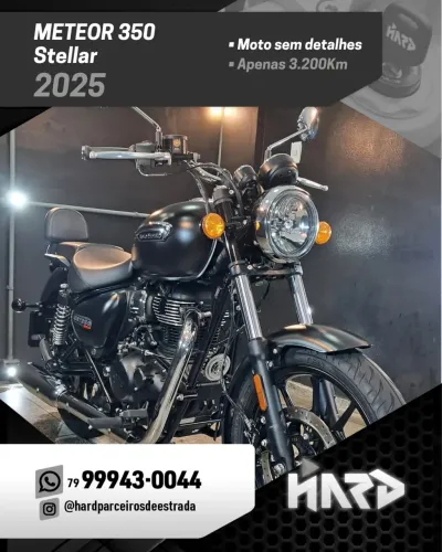 ROYAL ENFIELD STELLAR BLACK - 2025 - Garantia de fábrica