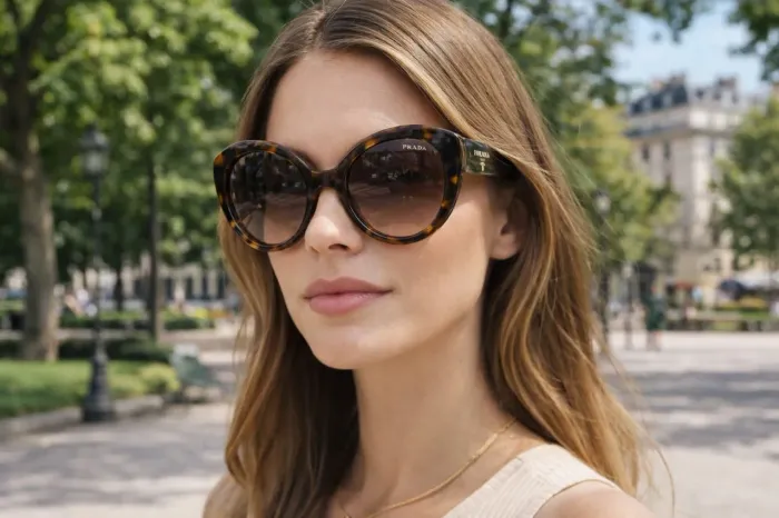 Óculos solar Prada Elegante Sofisticado 