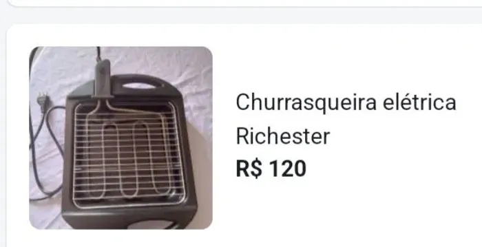 Churrasqueira elétrica