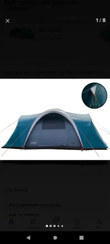Barraca de camping 