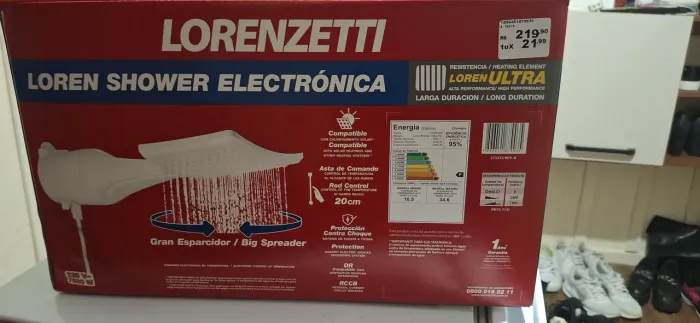 Chuveiro lorenzetti 220v