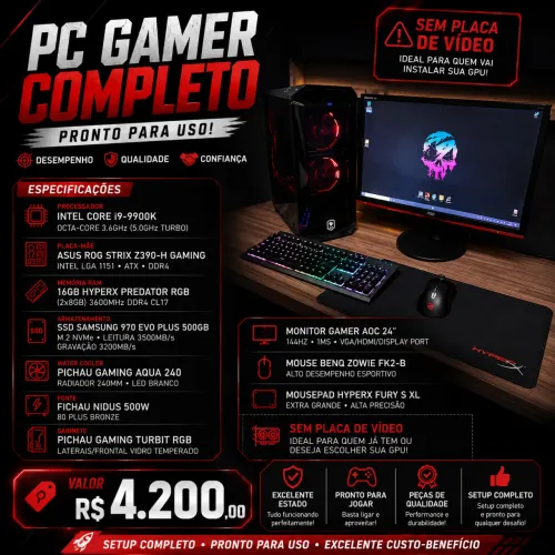 PC GAMER - i9 9900K