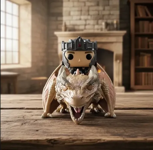 Funko Pop Rides Aegon Targaryen With Sunfyre - Game of Thrones - House of the Dragon