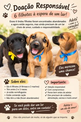 Doação de filhotes
