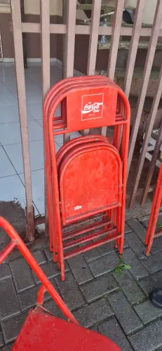 Cadeiras Dobráveis Coca-Cola
