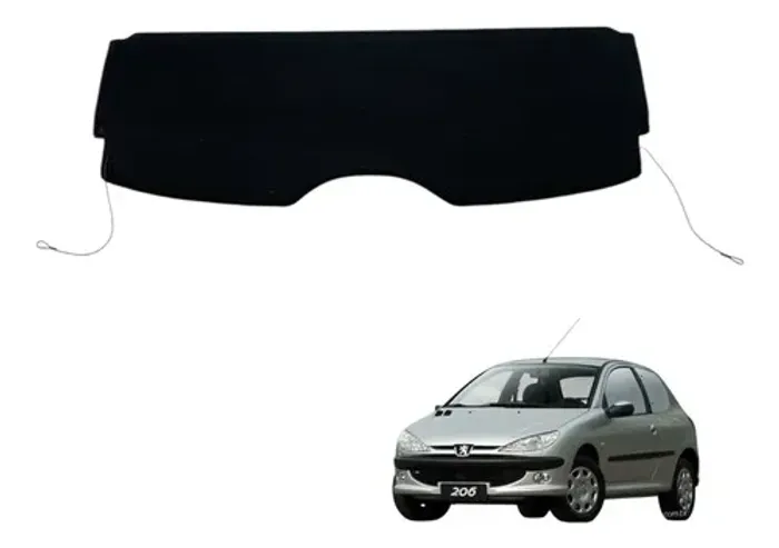 Tampao Do Porta Malas Peugeot 206 2004 2005 2006 (usado) Preto