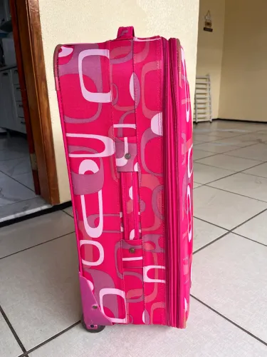 Mala grande rosa-choque 