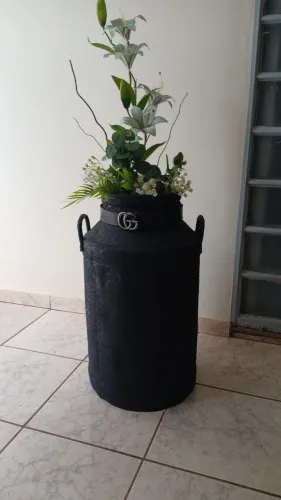 Vaso - Tambor antigo de leite