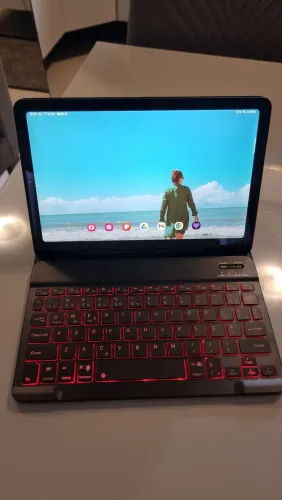 Galaxy Tab S6 Lite 64GB + Caneta S Pen + 2 Capas (Original e Teclado)