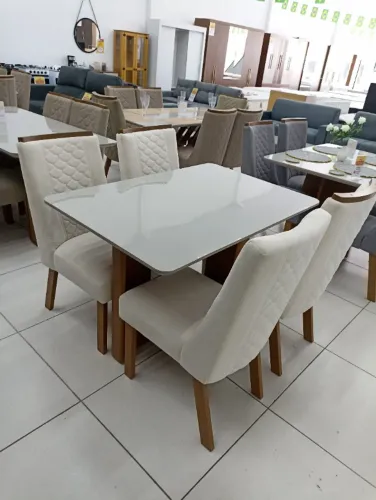 MESA DE JANTAR + 4 CADEIRAS POR R$ 1.799,99!