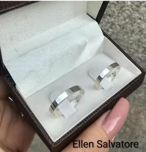 Alianças de Compromisso em Aço Inoxidável 