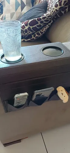 Suporte braço de sofá/copos