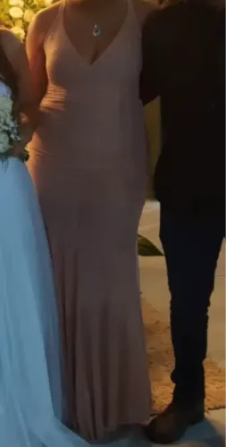 Vestido longo de festa