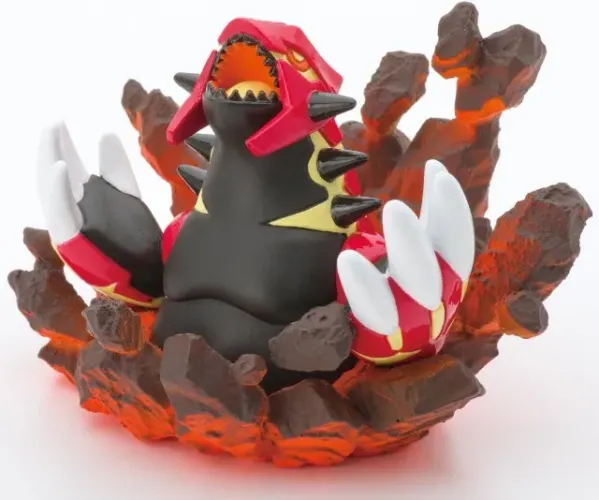 Miniaturas Groudon+Kyogre Kaiyodo Lacradas