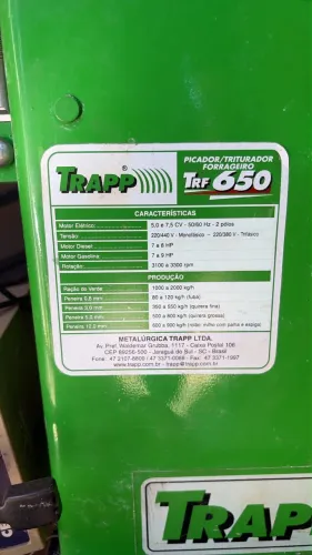 Triturador TRAPP TRF 650