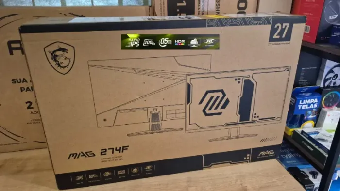 Monitor 27 MSI Full HD IPS 200hz 0,5ms novo lacrado com garantia!