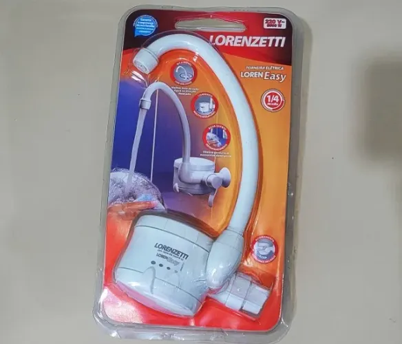 Torneira Elétrica (Parede) Lorenzetti Loren Easy 220V 5500W (NOVO)
