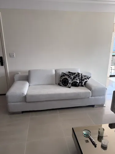 Sofá Branco Reformado