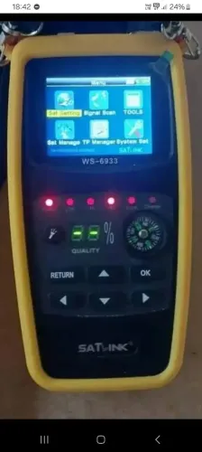 Medidor de sinal de satélite satlink
