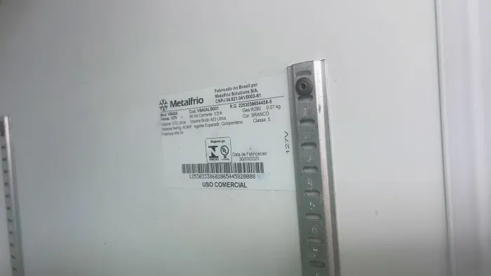 Refrigerador comercial metal frio