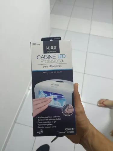 Cabine LED Profissional Kiss New York unha gel