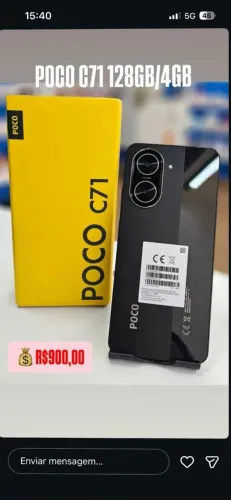 POCO C71 128GB/4GB  RAM 