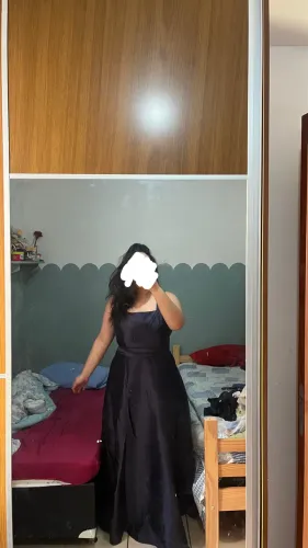 Vestido de festa azul - GG (46)