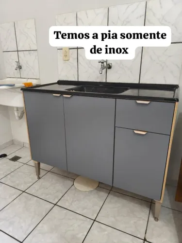? Queima de Estoque! Balcão de Pia Apenas R$ 370,00! ( pia valor a parte)