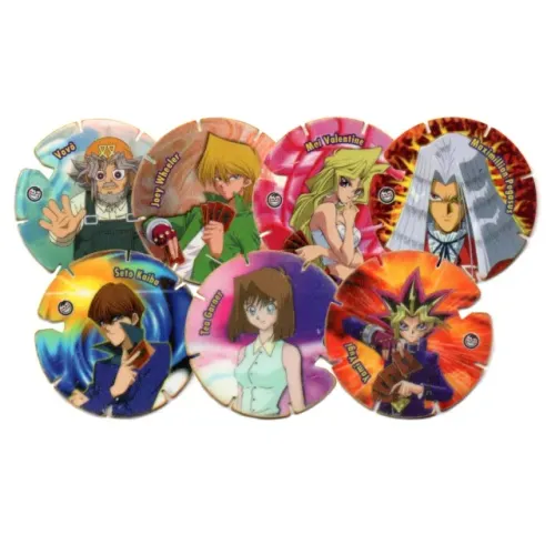 Tazos Elma Chips Yugioh Arma E Voa Original - 5 Unidades