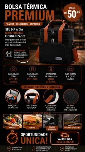 Bolsa térmica nova