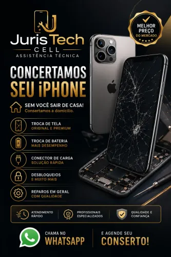 iPhone quebrado? Concertamos a domicílio.