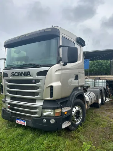 CONJUNTO SCANIA R420 6x4 e carreta guerra 2012/13