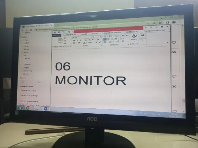 Monitor AOC E2050s 20 polegas LED