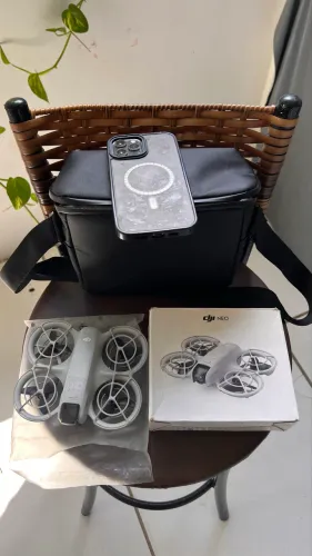 ? iPhone 12 Pro Max + DJI Neo com Case Completo | Kit Premium