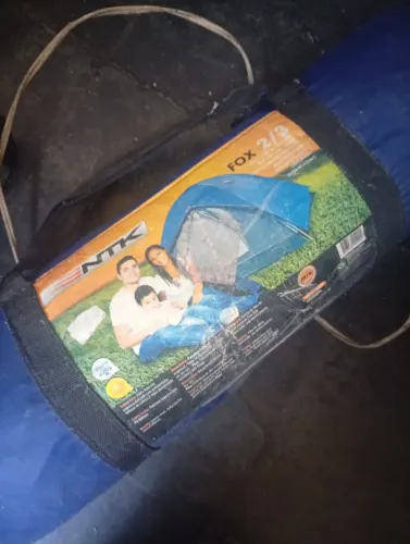 Barraca de acampamento pra sai rápido n tenho foto dela montada