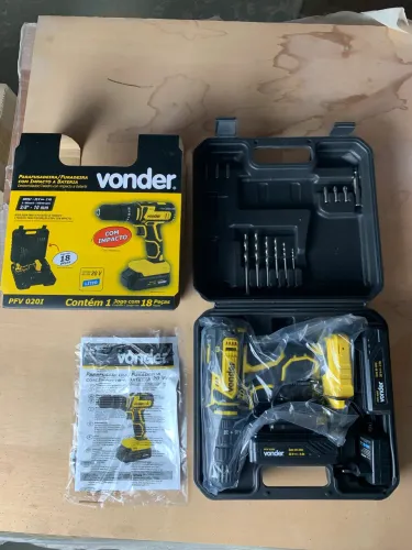 Parafusadeira/Furadeira Bat 20V Pfv0201 C/Imp Vonder