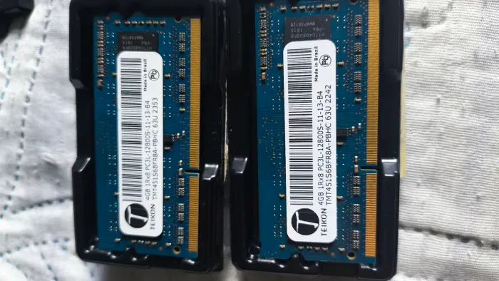 Memória notebook 8gb ddr3 (2x4)