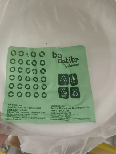Prato descartável isopor