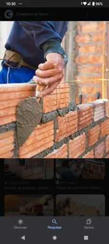Pedreiro disponível