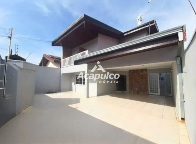 Casa para alugar com 03 quartos no bairro Vila Cordenonsi em Americana/SP.