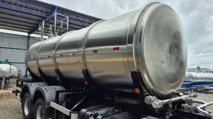 Tanque Pipa Rodoviário Inox 15.000L Novo Sob Chassi