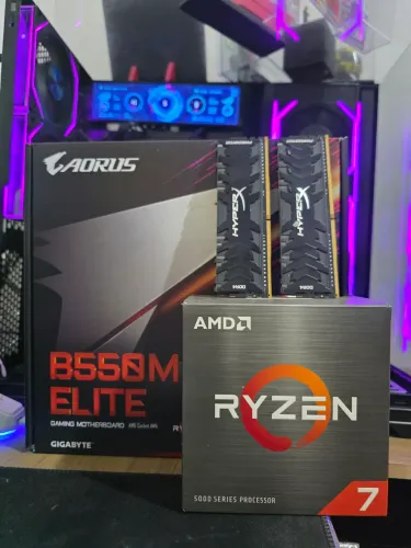Kit Upgrade Ryzen 7 5700x B550m Aorus Elite 2x8gb 3200mhz 