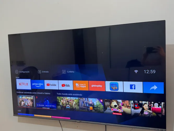 TV SMART 55" PHILCO 4k DOUBLÉ ÁUDIO