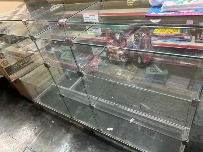 Balcões de vidro