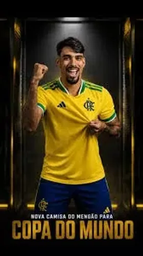 Camisa adidas Flamengo Brasil 26 Masculina